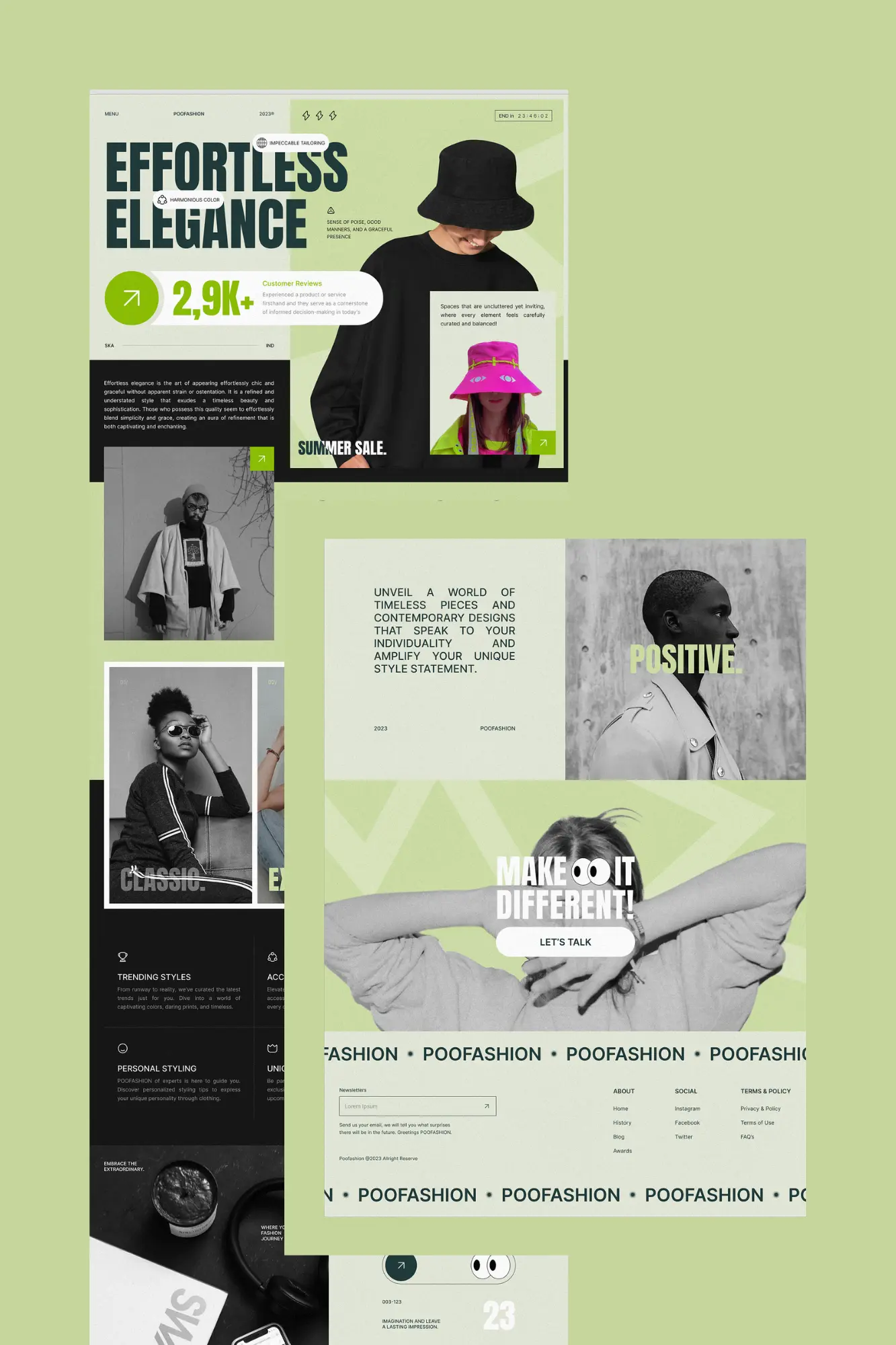 Poofashion streetwear ecommerce site